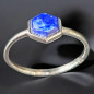 Bague Lapis-lazuli Argent 925 Taille 58 (s)