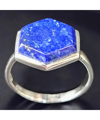 Bague Lapis-lazuli Argent...