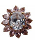 Bague Zirconium Plaquée or Taille 53