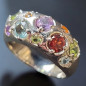 Bague Améthyste Topaze Grenat Péridot Citrine Taille 54 (s)