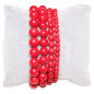 Bracelet Bambou de la mer Rouge teinté pierres rondes