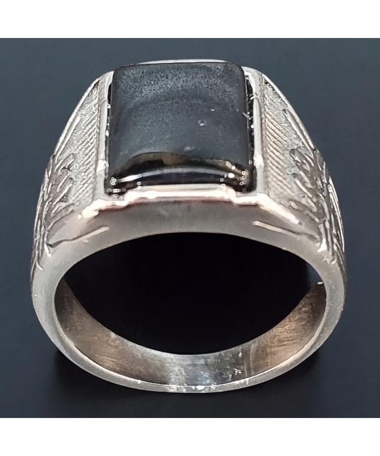 Bague Onyx Argent 925 Taille 63 (s)
