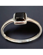 Bague Onyx Argent 925 Taille 58 (s)