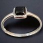 Bague Onyx Argent 925 Taille 58 (s)
