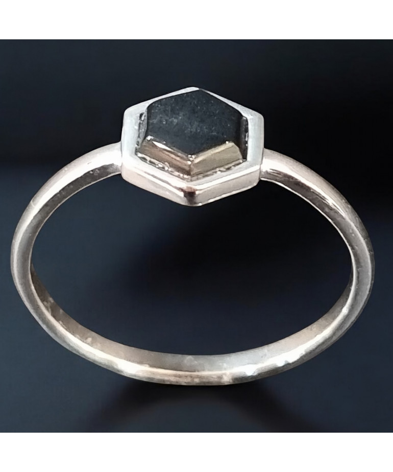 Bague Onyx Argent 925 Taille 58 (s)