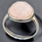 Bague Quartz rose Argent 925 Taille 58 (s)