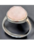 Bague Quartz rose Argent 925 Taille 58 (s)