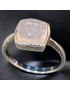 Bague Quartz rose Argent 925 Taille 58 (s)