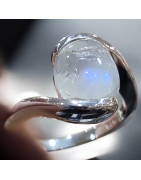 Bague Pierre de lune Argent 925 Taille 51