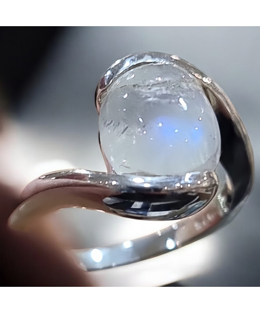 Bague Pierre de lune Argent 925 Taille 51