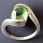Bague Tourmaline verte Argent 925 Taille 52 (s)