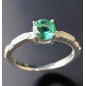 Bague Tourmaline indigolite Argent 925 Taille 58 (s)