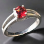 Bague Grenat Argent 925 Taille 57 (s)
