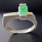 Bague Emeraude Argent 925 Taille 52 (s)