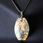 Pendentif Jaspe Picasso sur cordon réglable (s)