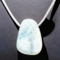 Pendentif Aigue marine sur cordon réglable (s)