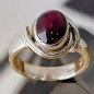 Bague Grenat Argent 925 Taille 52 (s)