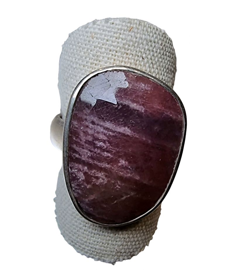 Bague Rubis argent 925 Taille 60
