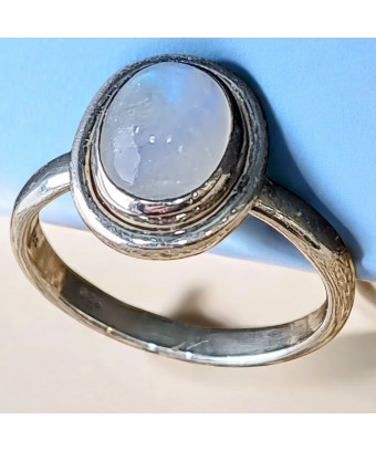 Bague Pierre de lune Argent...