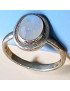 Bague Pierre de lune Argent 925 Taille 54 (s)