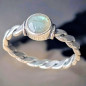 Bague Labradorite Argent 925 Taille 58 (s)
