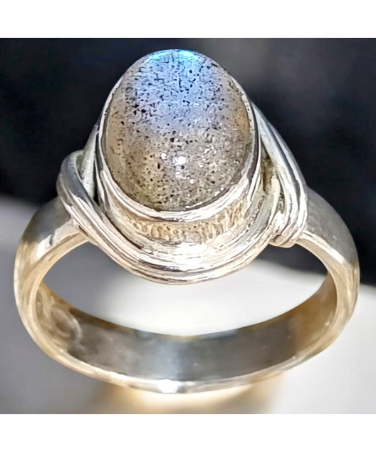 Bague Labradorite Argent 925 Taille 62 (s)