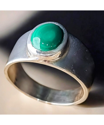 Bague Malachite Argent 925...