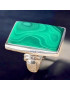 Bague Malachite Argent 925 Taille 64 (s)