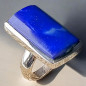Bague Lapis-lazuli Argent 925 Taille 64 (s)