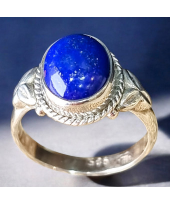 Bague Lapis-lazuli Argent...