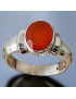 Bague Agate de feu Argent 925 Taille 52 (s)