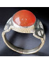 Bague Agate de feu Argent 925 Taille 52 (s)