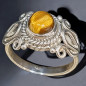 Bague Œil de tigre Argent 925 Taille 52 (s)