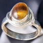 Bague Œil de tigre Argent 925 Taille 52 (s)