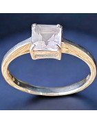 Bague Quartz rose Argent 925 Taille 58 (s)
