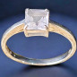 Bague Quartz rose Argent 925 Taille 58 (s)