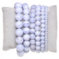 Bracelet Calcédoine bleue Pierres rondes (s) Bracelet Calcédoine bleue Pierres rondes (s)