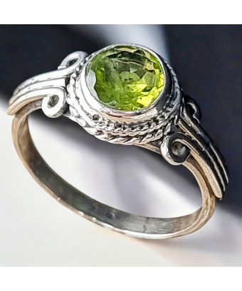 Bague Péridot Argent 925...