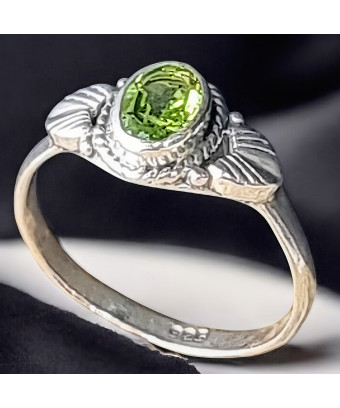 Bague Péridot Argent 925...