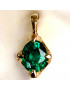 Pendentif Emeraude Or 18 carats (s)