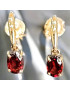 Boucles Grenat Or 18 carats (s)