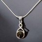 Pendentif Spinelle sur chaîne Argent 925 (s)
