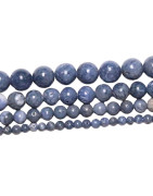 Bracelet Corail Bleu pierres rondes