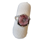 Bague tourmaline melon d'eau argent 925 Taille 52