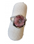 Bague tourmaline melon d'eau argent 925 Taille 52