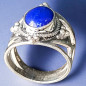 Bague Lapis-lazuli Argent 925 Taille 54 (s)