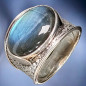 Bague Labradorite Argent 925 (s)