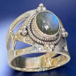 Bague Labradorite Argent 925 Taille 56 (s)