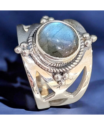 Bague Labradorite Argent...