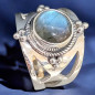 Bague Labradorite Argent 925 Taille 60 (s)
